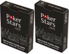 Afbeelding van het spelletje (2x) PokerStars Plastic Kaartspel (duo-pack) | Pokerkaarten (breed formaat) | Waterdicht | Buigvrij en kreukvrij | Flexibel | Speelkaarten voor poker - 2 x Zwart
