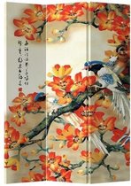 Fine Asianliving Kamerscherm Scheidingswand B120xH180cm 3 Panelen Bloesems