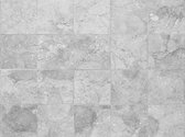 Vloerkleed vinyl | Rough marble grey