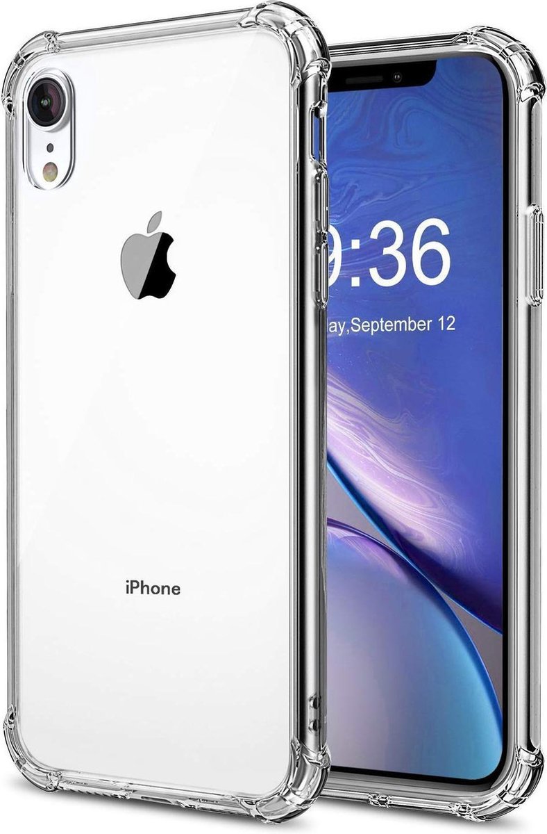 DrPhone iOS Smartphone XR ( 6.1 Inch) TPU Hoesje - Siliconen Shock Bumper Case