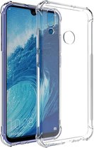 DrPhone Huawei P Smart 2019 / Honor 10 Lite TPU Hoesje - Siliconen Shock Bumper Case -Backcover met Verstevigde randen