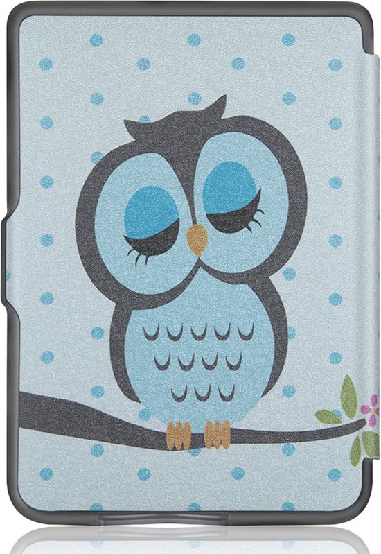 Hoes Geschikt voor Kobo Clara HD Hoesje Bookcase Cover Book Case Hoes Sleepcover - Uil van Echt Vente. — afbeelding 3