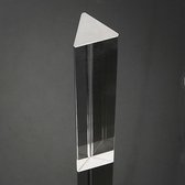 15cm Optisch Glas Kristal Drievoudig Driehoekig Prisma Fysica Onderwijs Lichtspectrum