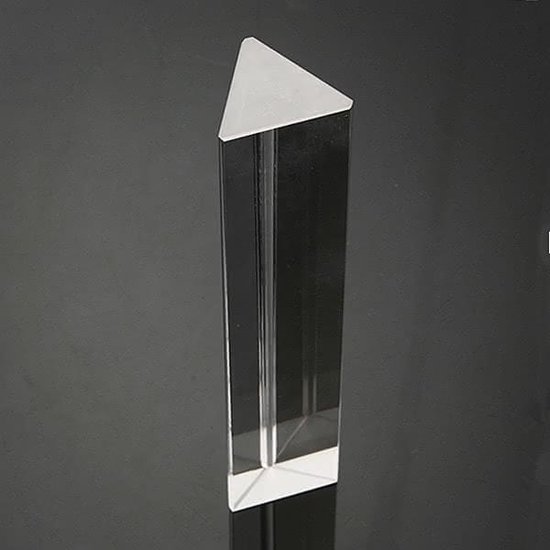 15cm Optisch Glas Kristal Drievoudig Driehoekig Prisma Fysica Onderwijs  Lichtspectrum | bol.com