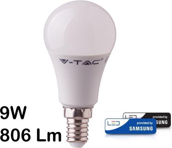 hår komfortabel Celsius LED bollamp met E14 voet - 9W = 60W - 806 Lumen - 3000K - A58 - Samsung LED  | bol.com