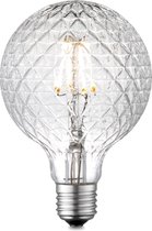 Home Sweet Home - Edison Vintage E27 LED filament lichtbron Globe - Helder - 9.5/9.5/13.5cm - G95 Deco - Retro LED lamp - Dimbaar - 4W 440lm 3000K - warm wit licht - geschikt voor E27 fitting