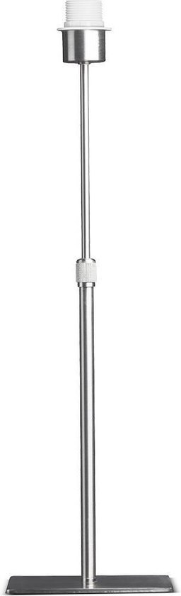 Home Sweet Home - Moderne tafellamp voet Bobo voor lampenkap - Geborsteld staal - 17/17/41-56cm - gemaakt van Metaal - geschikt voor E27 LED lichtbron - voor lampenkap met doorsnede max.35cm