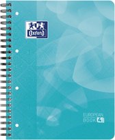 Oxford School Projectbook - A4+ - Lijn - 4 gaats - 240 pagina's - aqua