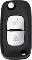 Autosleutelbehuizing - sleutelbehuizing auto - sleutel - Autosleutel / Passend voor Renault 2 knops