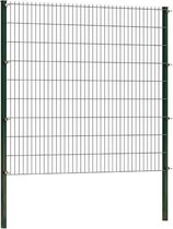Dubbelstaafmat hekwerk 203 cm hoog | Dubbelstaafmatten | Groen | 18 meter lang
