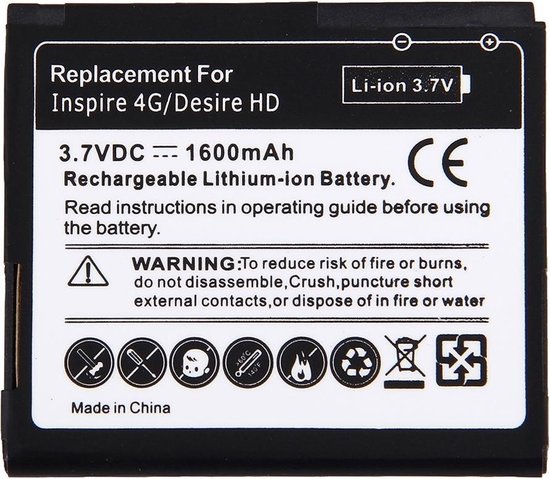 stout ethisch kassa GSM accu / batterij voor HTC Desire HD | bol.com