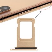 Dubbel SIM-kaartvak voor iPhone XR (dubbele simkaart) (goud)