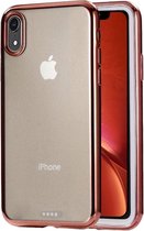 Ultradunne Electroplating TPU Beschermhoes voor iPhone XR (Rose Gold)