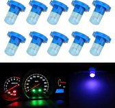 10 STKS 2 W T3 Wedge Instrument Panel LED Licht Dashboard Gauge Cluster Indicator Lamp (Blauw Licht)