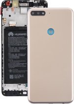 Achterklep met zijtoetsen voor Huawei Y7 (2018) (goud)