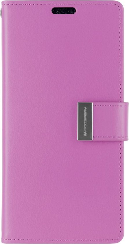 Wallet Case geschikt voor iPhone XS Max - Goospery Rich Diary - Paars
