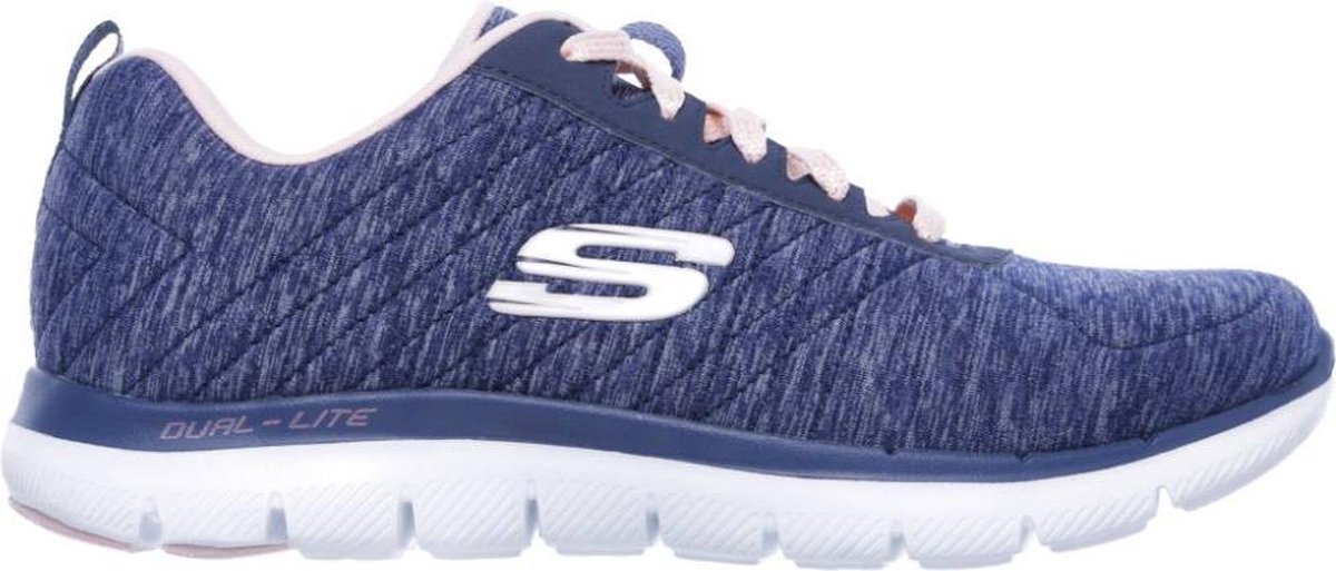 Skechers Flex Appeal 2.0 blauw sneakers dames - Maat 37.5 | bol.com