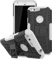 Google Pixel XL - Schokbestendige Back Cover Wit