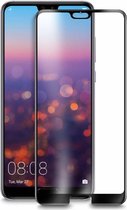 Huawei P30 Lite - Full Cover Screenprotector - Gehard Glas - Zwart