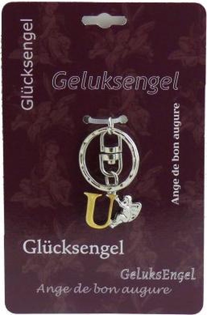 Geluksengel Sleutelhanger U