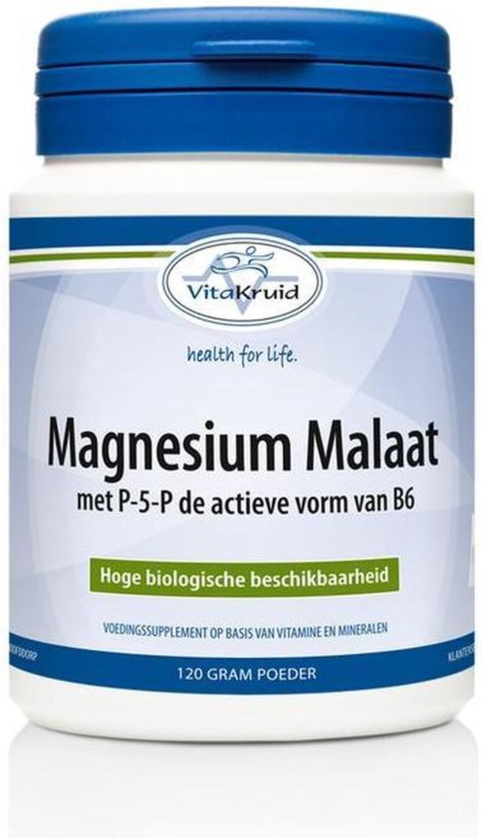 Vitakruid Magnesium Malaat 120 gram | bol.com
