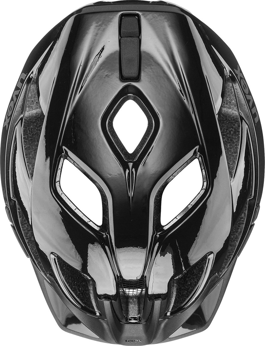 uvex Active Fietshelm Black Shiny - Unisex - maat 52-57 – foto 4