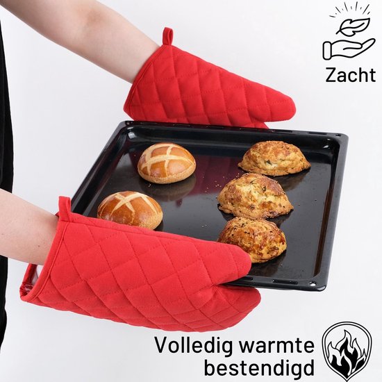 2 gants en silicone et 2 maniques pour sortir les plats chaud du four