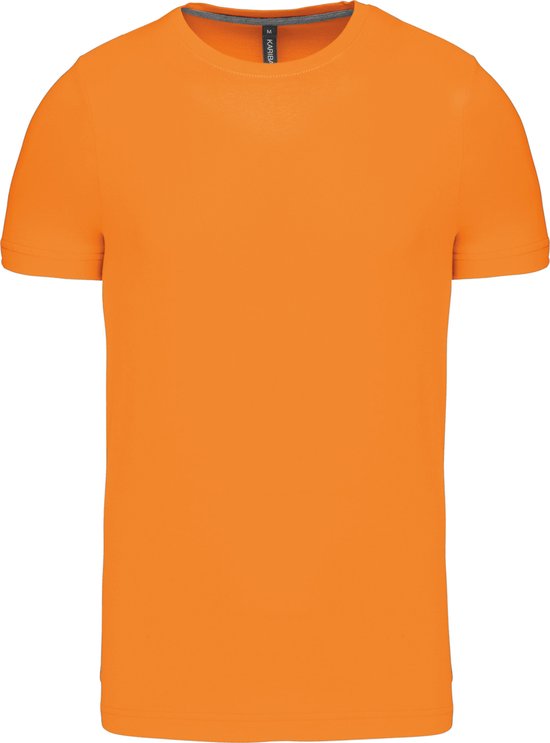 T-shirt korte mouwen met crew neck Kariban Oranje - 4XL