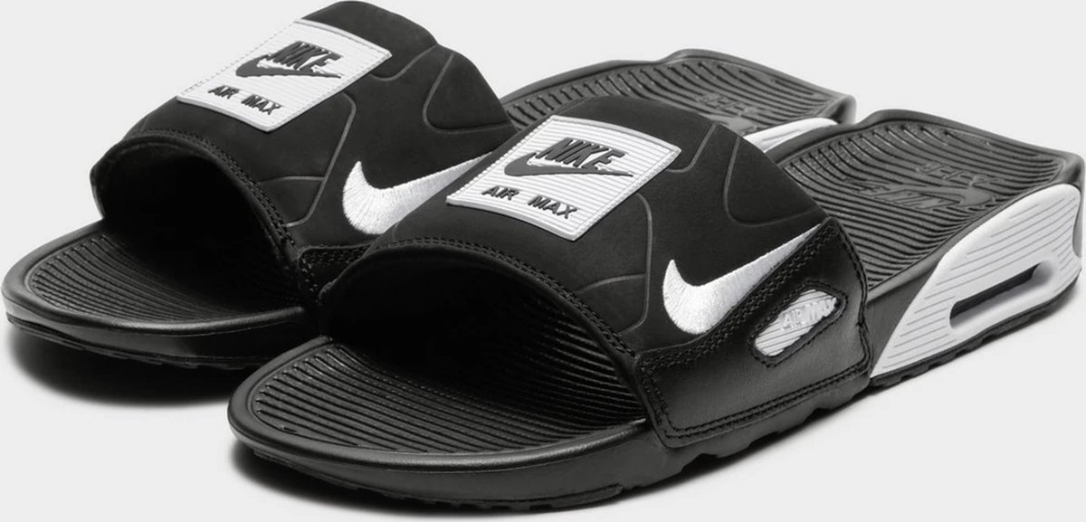 Nike Air Max 90 | Slide | Slippers | BQ4635-002 | Black/White | Maat 42.5 |  US Men 9 |... | bol.com