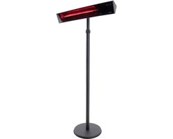Sunred - Proglax Gastro - Ultra lijn - Zwart - Staand model - Terrasverwarmer - Infraroodstraling - 2000 W - ECO - 5 standen - ECO - SMART - Afstand bestuurbaar - Elektrische heater - Slimme heater