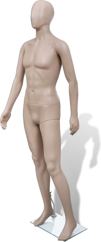 vidaXL - Mannequin Mannequin homme visage complet sans visage