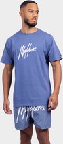 Malelions Men Essentials T-Shirt Stone Blue White Maat XL