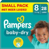 Pampers - Baby Dry - Maat 8 - Small Pack - 28 stuks - 17+ KG