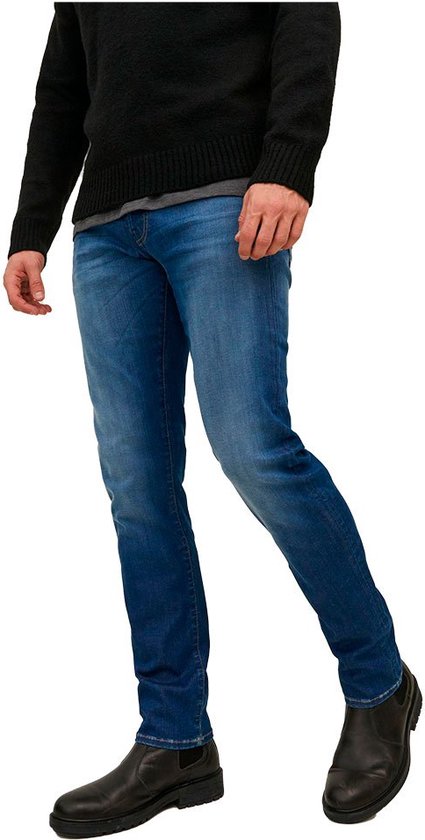 JACK & JONES Glenn Fox 855 Slim Fit Jeans - Heren - Blue Denim - 32 |  bol.com