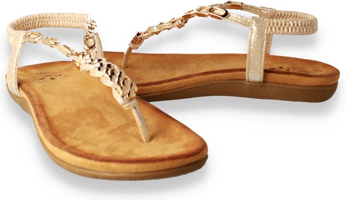 Bridge Footwear Dames Sandaal Gold GOUD 41