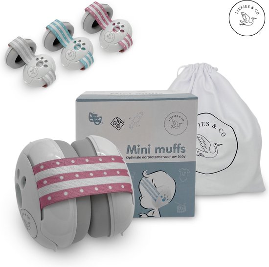 Liefjes & Co Baby Gehoorbescherming Voor Baby Peuter Kind Verstelbaar