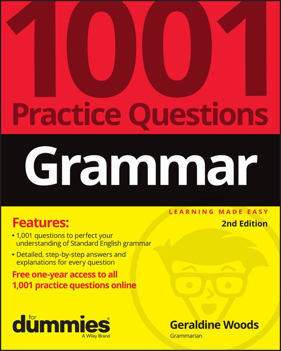 Grammar 1001 Practice Questions For Dummies (+ Free Online Practice