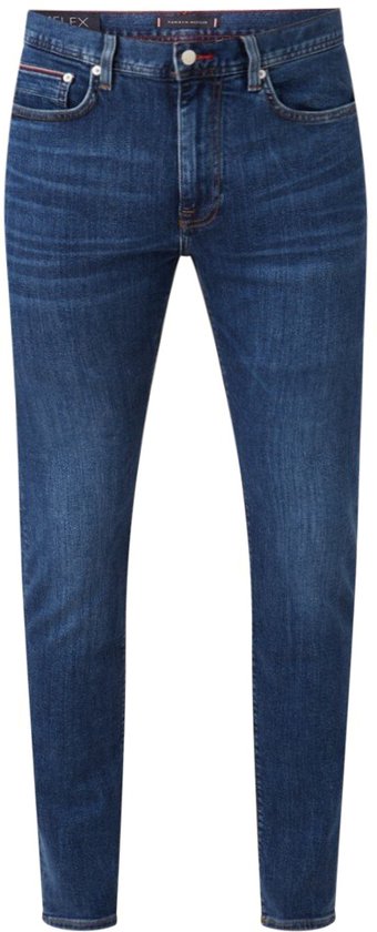 Tommy Hilfiger - Jeans Bleecker Indigo Blauw - Heren - Maat W 32 - L 36 - Modern-fit