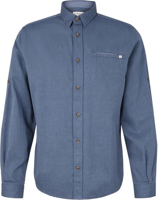 Tom Tailor Overhemd Gestructureerd Overhemd 1034895xx10 31218 Maat - | bol.com