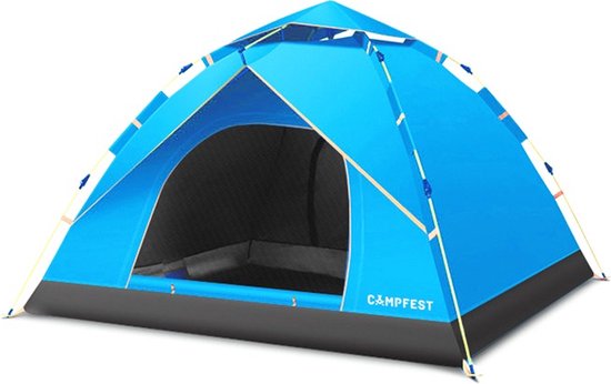 Campfest - Luchtbed - Slaapzak - Tent - Eenpersoons - Kamperen - Festival camping - Kampeerset - 3-delig van Merkloos — afbeelding 3