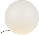 QAZQA nura - Moderne Vloerlamp | Staande Lamp - 1 lichts - H 96.7 cm - Wit - Buitenverlichting