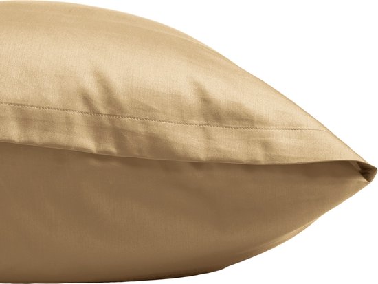 dekbedovertrek Yumeko satin de coton miel 240x220+2/60x70 - Bio, eco & équitable