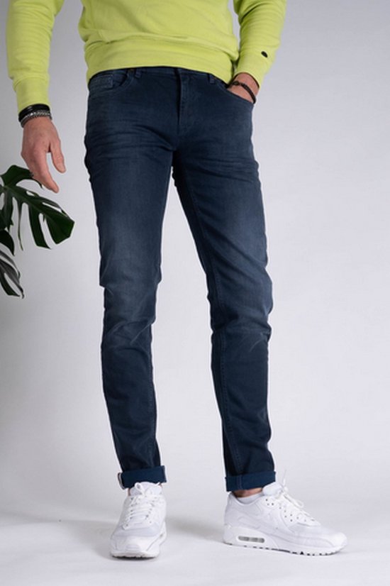 Cars Jeans - Jeans pour hommes - Coupe slim - Stretch - Longueur 34 - Blast - Bleu Dallas