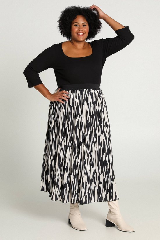 JOOP! Rok met elastische band met logo, model 'FRIDI' in groen online