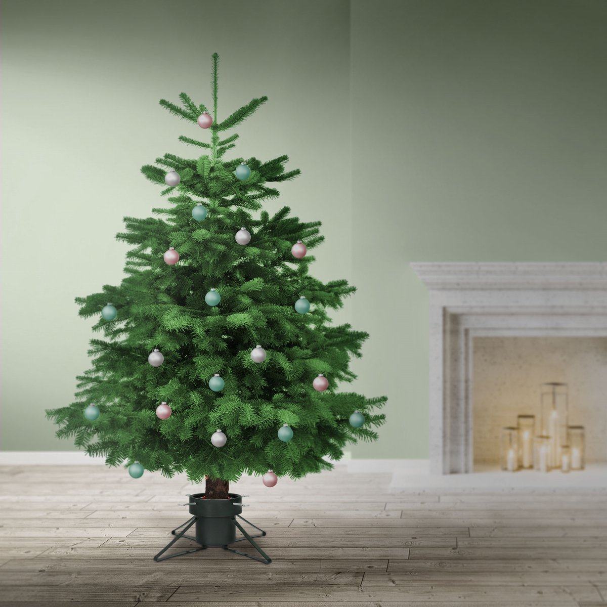 Metalen kerstboomstandaard 60 x 13 cm aanbieding bij Lidl