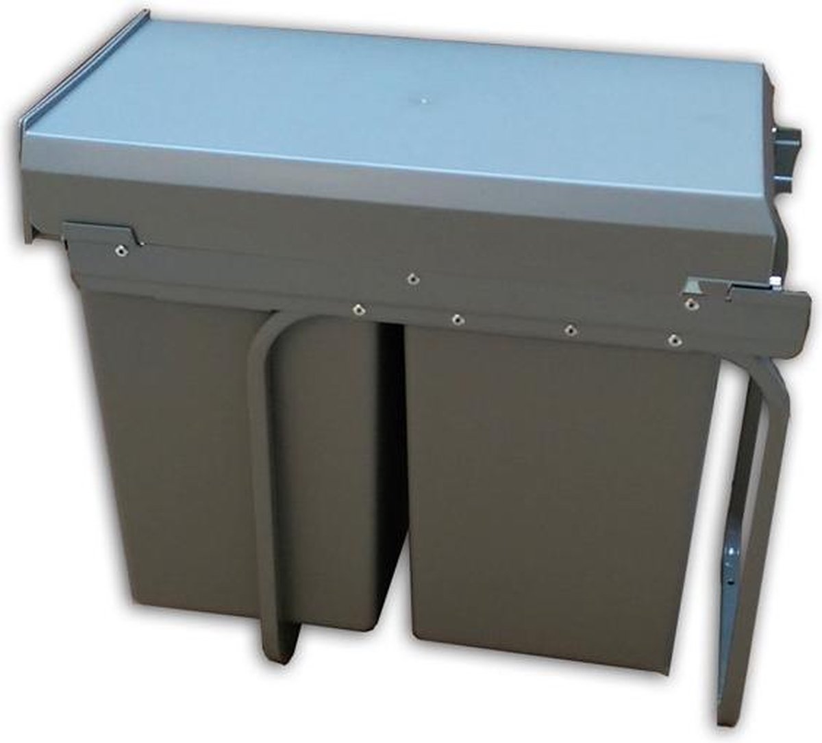 Wesco Double Inbouw Prullenbak - 2 x 15 l