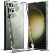 Ringke Fusion Bumper Hoesje geschikt voor de Samsung Galaxy S23 Ultra - Back Cover Transparant