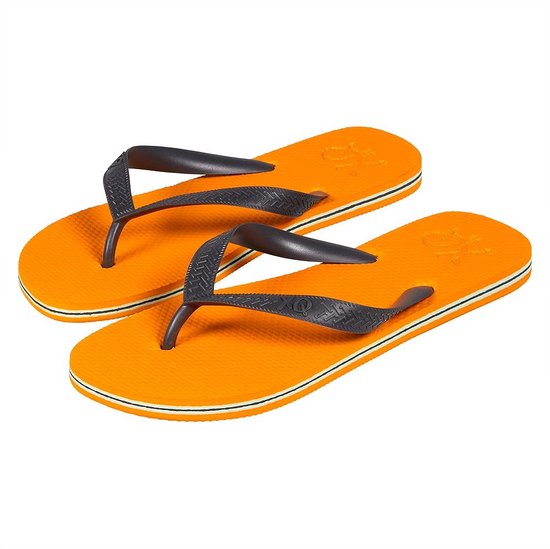XQ - Teenslippers Heren - Summer - Oranje - flip flops heren - Slippers heren