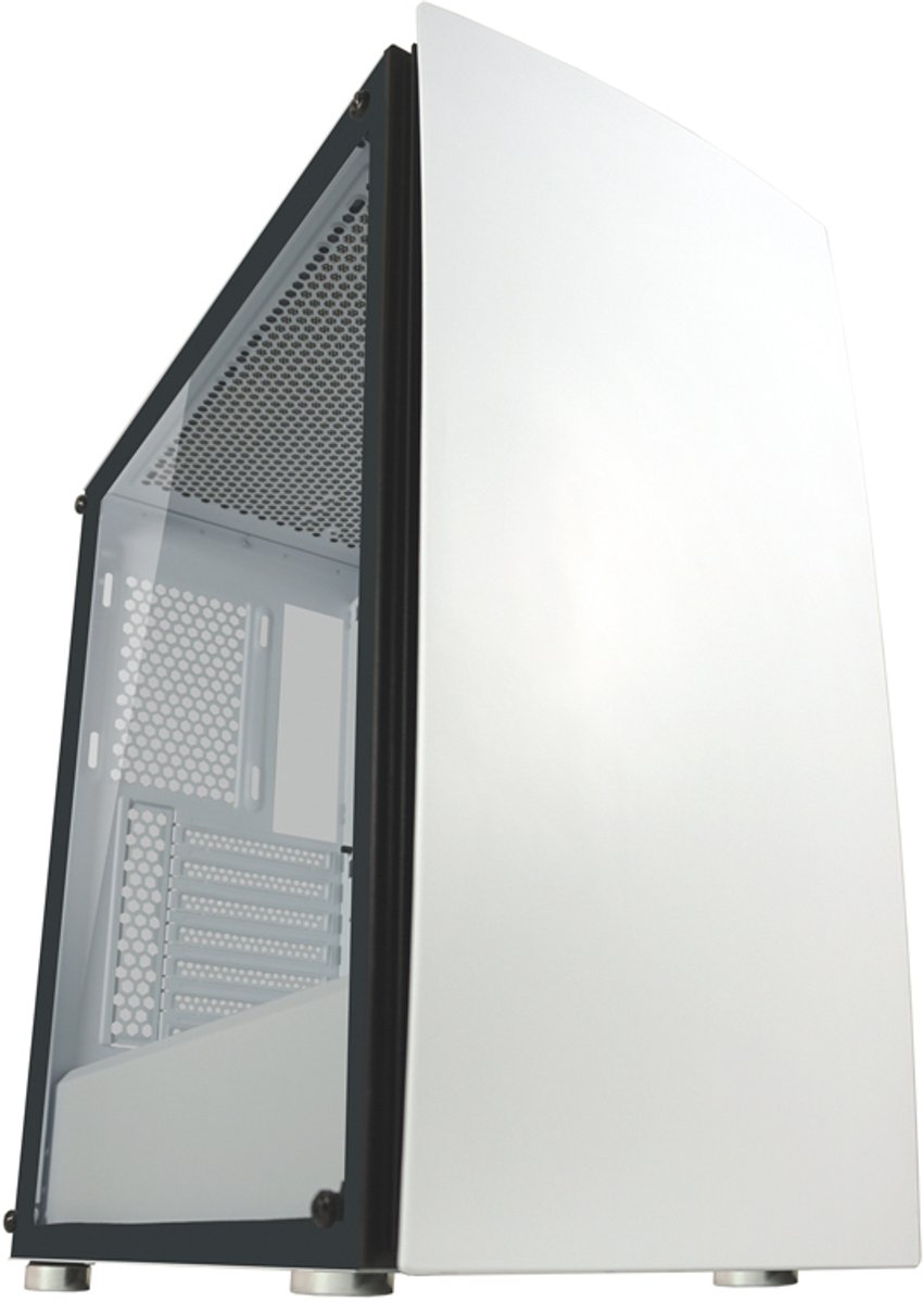 Case LC-Power Gaming 713W ATX Bright Sail X White, 2*USB3.2, 1*USB3.2 C