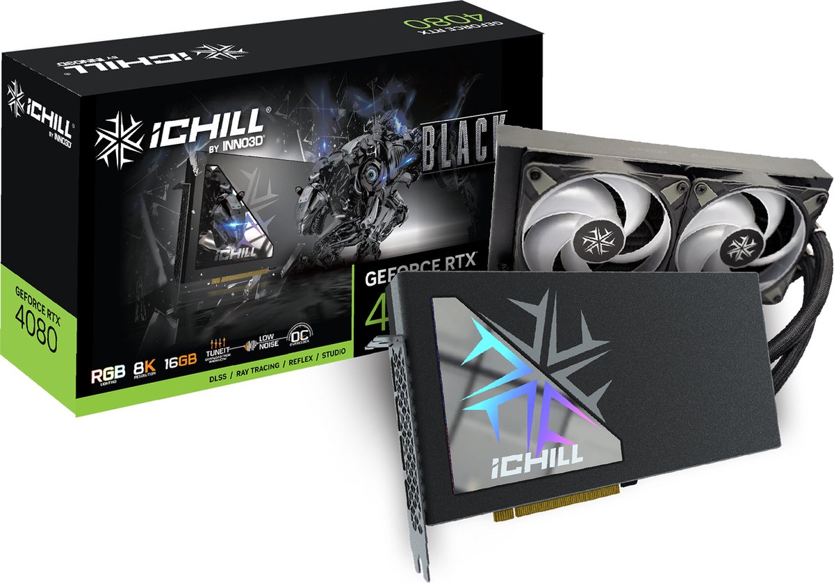 INNO3D GeForce RTX 4080 iCHILL Black 16G